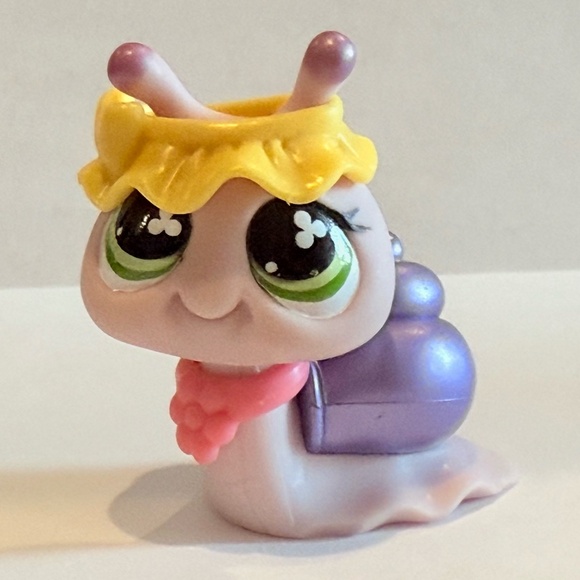 Littlest Pet Shop LPS 628 Snail Purple ~ AUTHENTIC - Picture 1 of 2